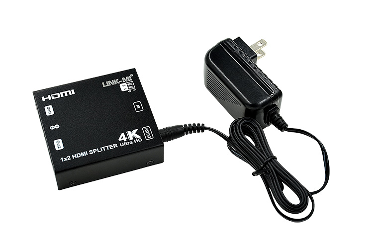 LINK-MI LM-SP01 1x2 HDMI Splitter Supports 3D, 4Kx2K@60Hz(YUV 4:2:0) HDCP, EDID