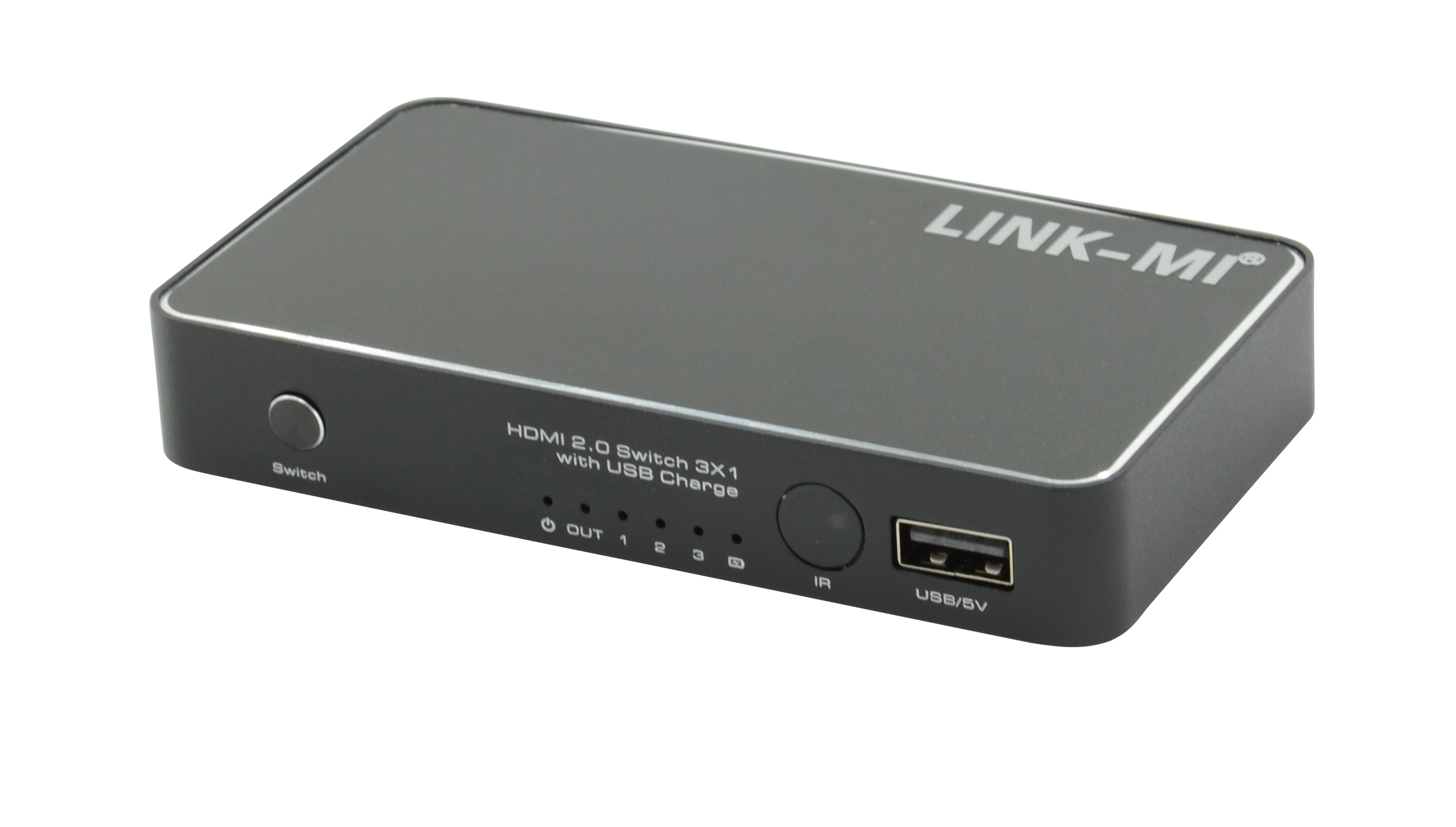 LINK-MI LM-2.0H301 HDMI2.0 3X1 SWITCH withUSB Charge