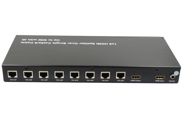 LINK-MI LM-SPE108 1x8 HDMI Splitter Over Single Cat5e/6 Cable