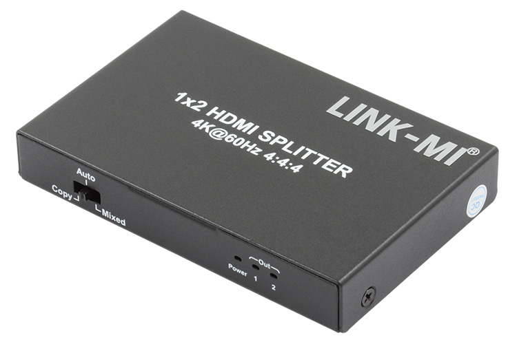 LINK-MI LM-SP05S HDMI 2.0 1x2 HDMI Splitter, HDCP2.2