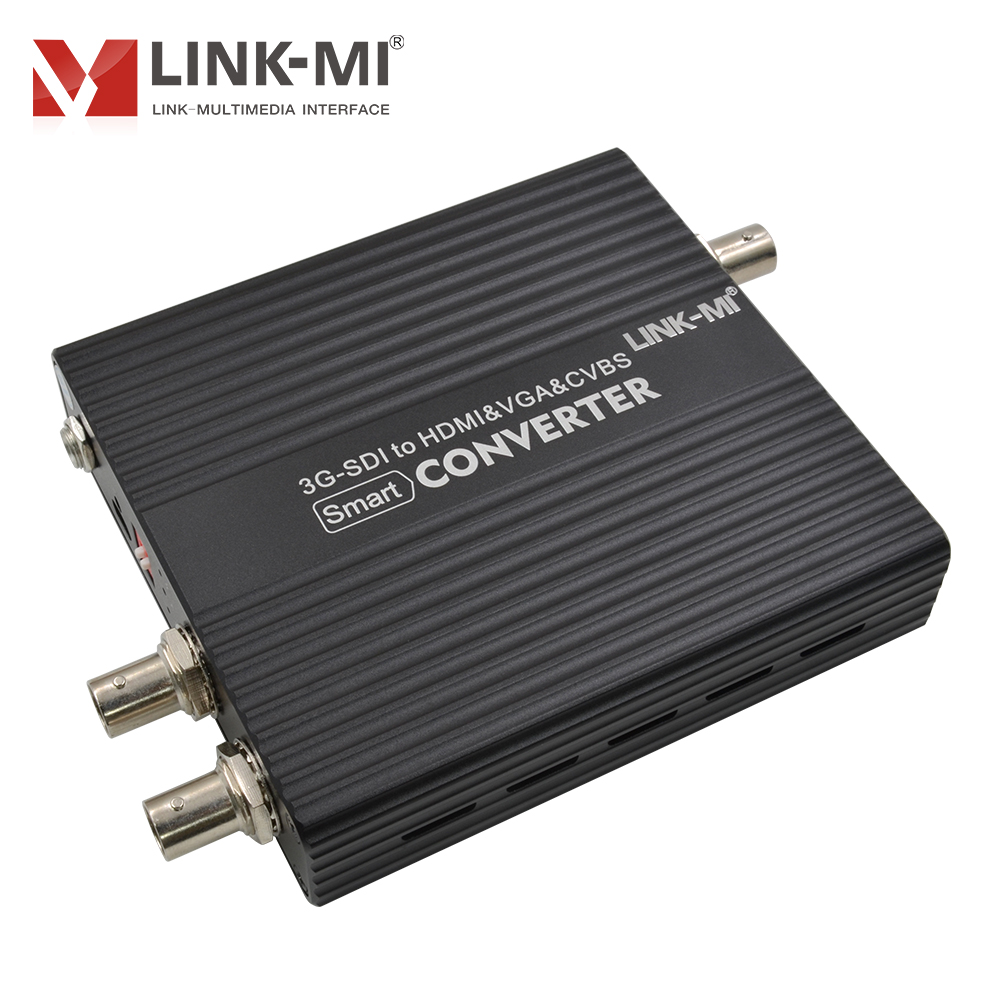 LINK-MI LM-SC5810P SD/HD/3G-SDI to HDMI & VGA & AV Converter