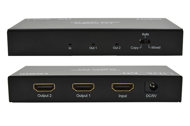 LINK-MI LM-SP33 HDMI 2.1 1x2 HDMI Splitter Support 8K@60Hz(YUV 4:4:4), 48Gbps, HDR10, EDID, HDCP2.2