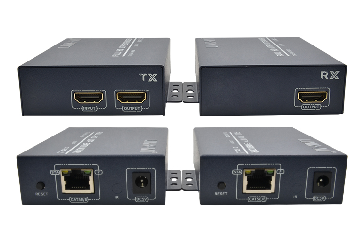 LINK-MI LM-120H 1080P 120M HDMI UTP Extender Over Cat5E/6 Cable Optional IR Function