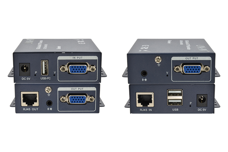 LINK-MI LM-K102TRB 200M USB VGA KVM Extender Over Cat5e/6 Cable 1080P Audio Local Loop